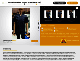 uniformbazaar.com screenshot