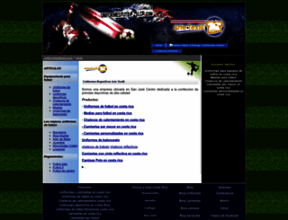 uniformesfutbolcr.com screenshot