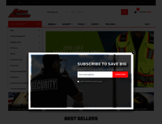 uniforms4all.com screenshot