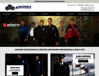 uniformspec.com screenshot