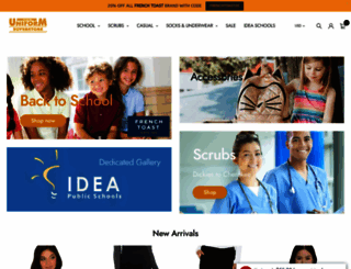 uniformsuperstore.com screenshot