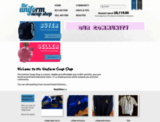uniformswapshop.com.au screenshot