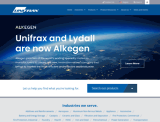 unifrax.com.au screenshot