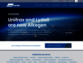 unifrax.com screenshot
