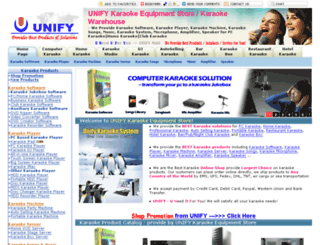 unifykaraoke.com screenshot