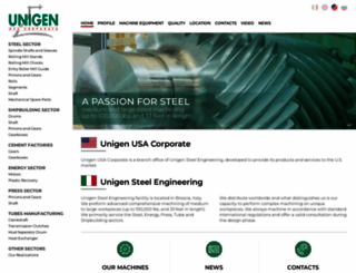 unigensteel.us screenshot