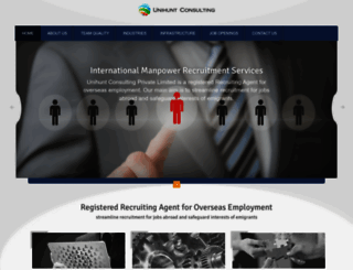 unihuntconsulting.com screenshot