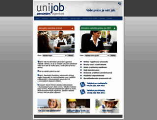 unijob.cz screenshot