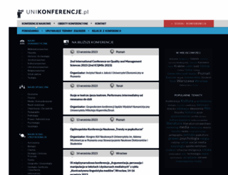 unikonferencje.pl screenshot
