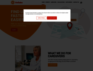 unilabs.com screenshot