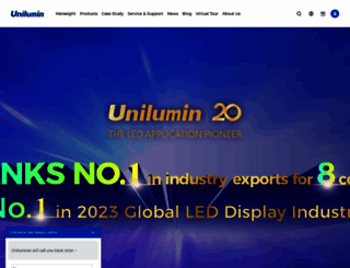 unilumin.com screenshot