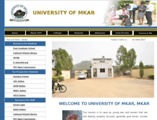unimkar.edu.ng screenshot