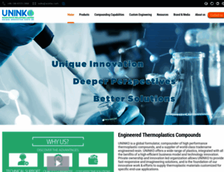 uninko-plastics.com screenshot
