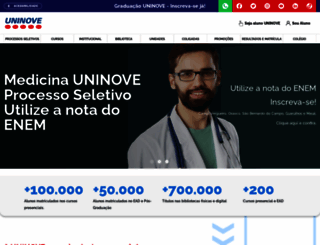 uninove.com.br screenshot