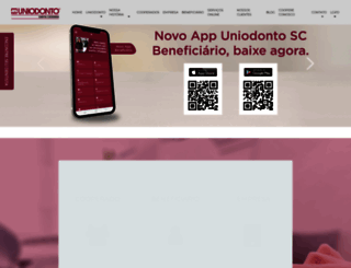 uniodonto-sc.com.br screenshot