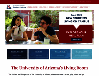 union.arizona.edu screenshot