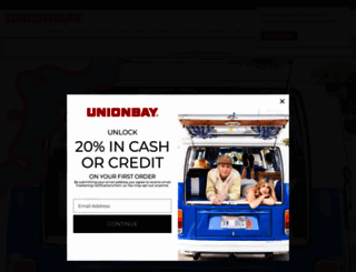 unionbay.com screenshot