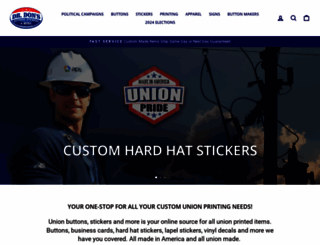 unionbuttons.com screenshot