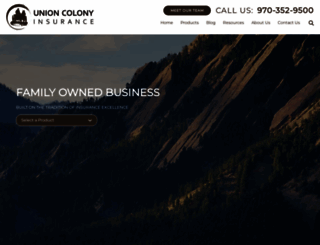 unioncolonyins.com screenshot