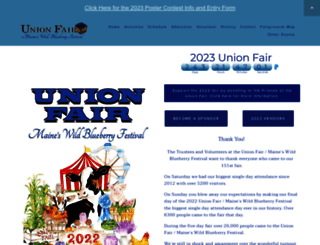 unionfair.org screenshot