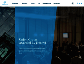 uniongroupegypt.com screenshot