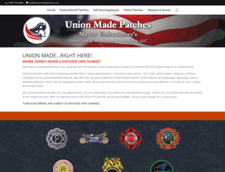 unionmadepatches.com screenshot
