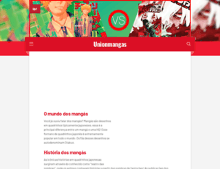 unionmangas.com.br screenshot