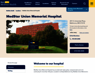 unionmemorial.org screenshot