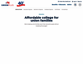 unionplusfreecollege.org screenshot