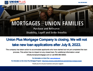 unionplusmortgage.com screenshot