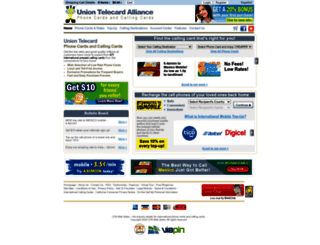 uniontelecard.com screenshot