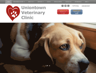 uniontownvet.com screenshot