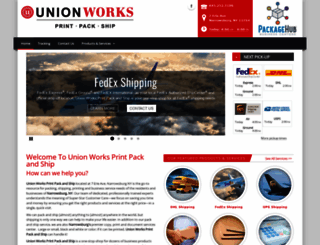unionworksprintpackship.com screenshot