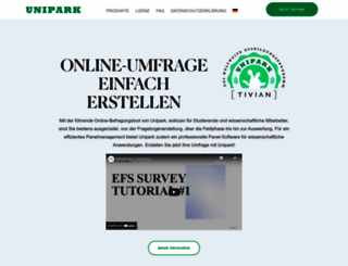 unipark.com screenshot