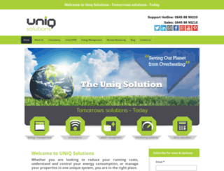 uniq-solutions.co.uk screenshot