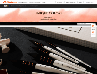unique-colors.en.alibaba.com screenshot