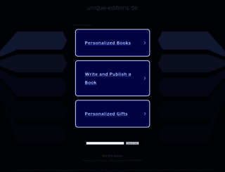 unique-editions.de screenshot