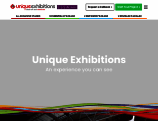 unique-exhibitions.co.uk screenshot