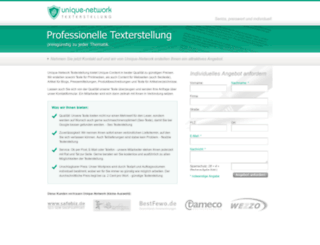unique-network.net screenshot