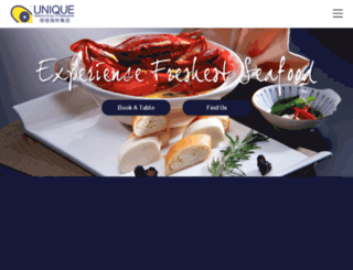 unique-seafood.com screenshot