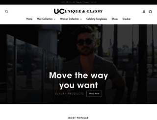 uniqueandclassy.com screenshot