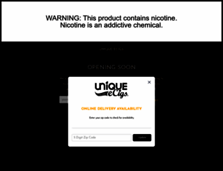 uniquecigs.com screenshot