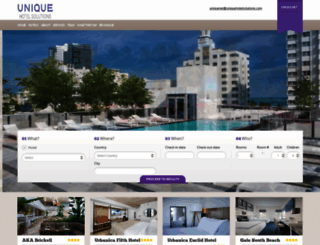 uniquehotelsolutions.com screenshot