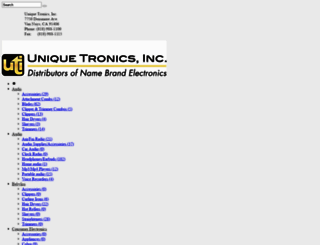 uniquetronics.com screenshot