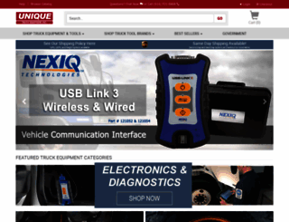 uniquetruck.com screenshot