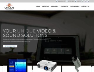 uniquevideosound.com screenshot