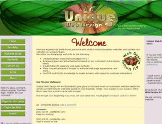 uniquewebdesign4u.com screenshot