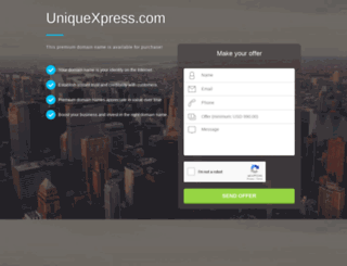 uniquexpress.com screenshot