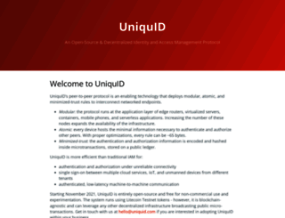 uniquid.info screenshot