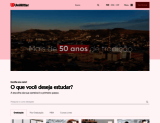 uniritter.edu.br screenshot